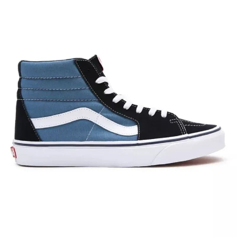 Vans SK8-Hi Azul/Negro | Zapatillas high| Cuero y Lona + Suela Waffle