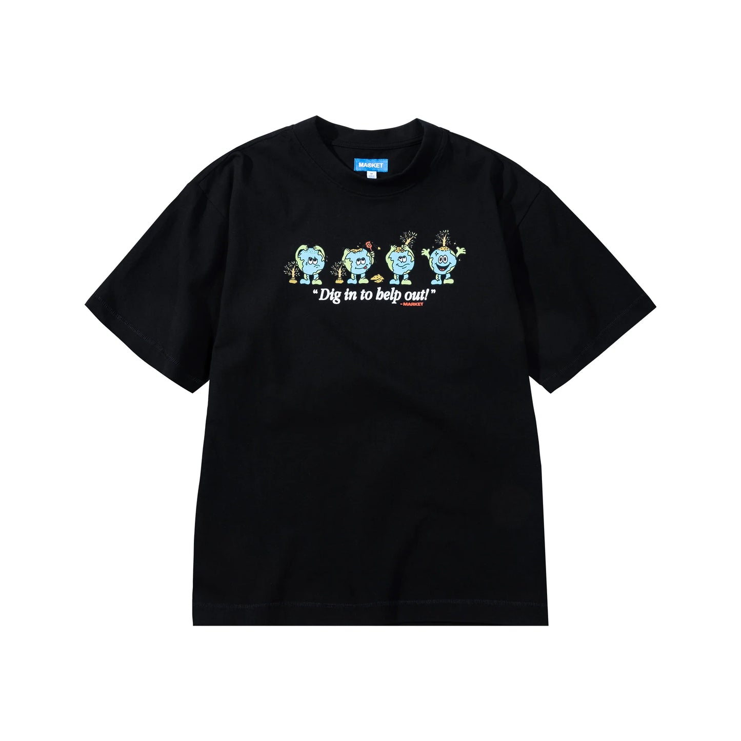 MARKET STUDIOS | Camiseta Dig In | Algodón 220 GSM | Actitud Sin Límites