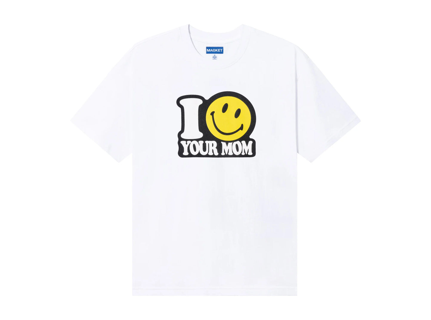 MARKET STUDIOS| Camiseta "Smiley Your Mom" | Colaboración Smiley® | Algodón 220 GSM | Irreverencia Streetwear