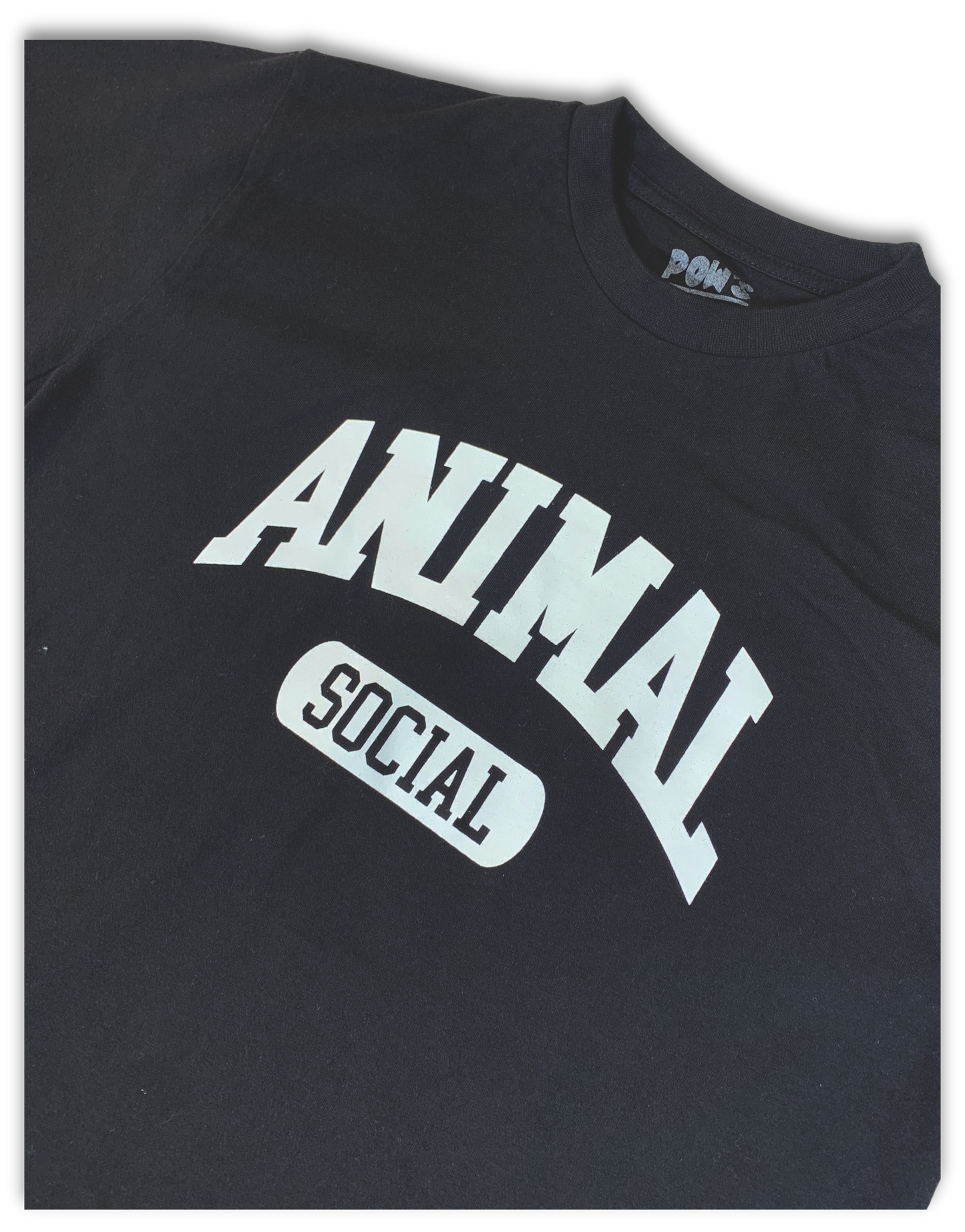 POW Flagship | Franela Animal Social | Algodón 220 GSM | Rebeldía Urbana Venezuela