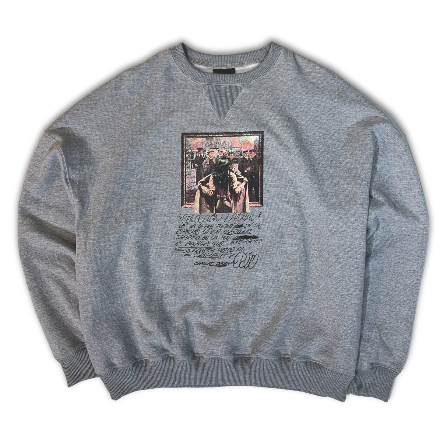 POW Crewneck | Selección Natural | Algodón 100% Pesado | Darwin Streetwear Venezuela