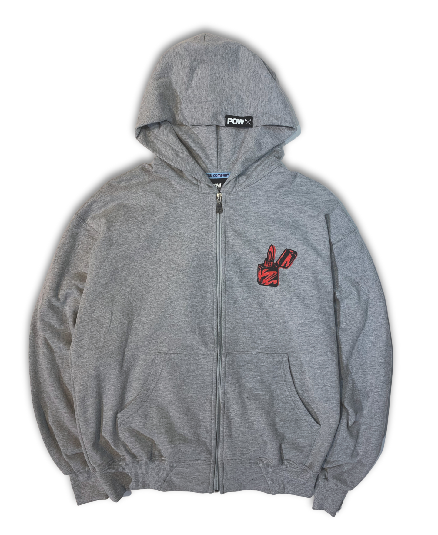 POW Hoodie Zip | Fuego | Algodón 100% | Versatilidad Ígnea Venezuela