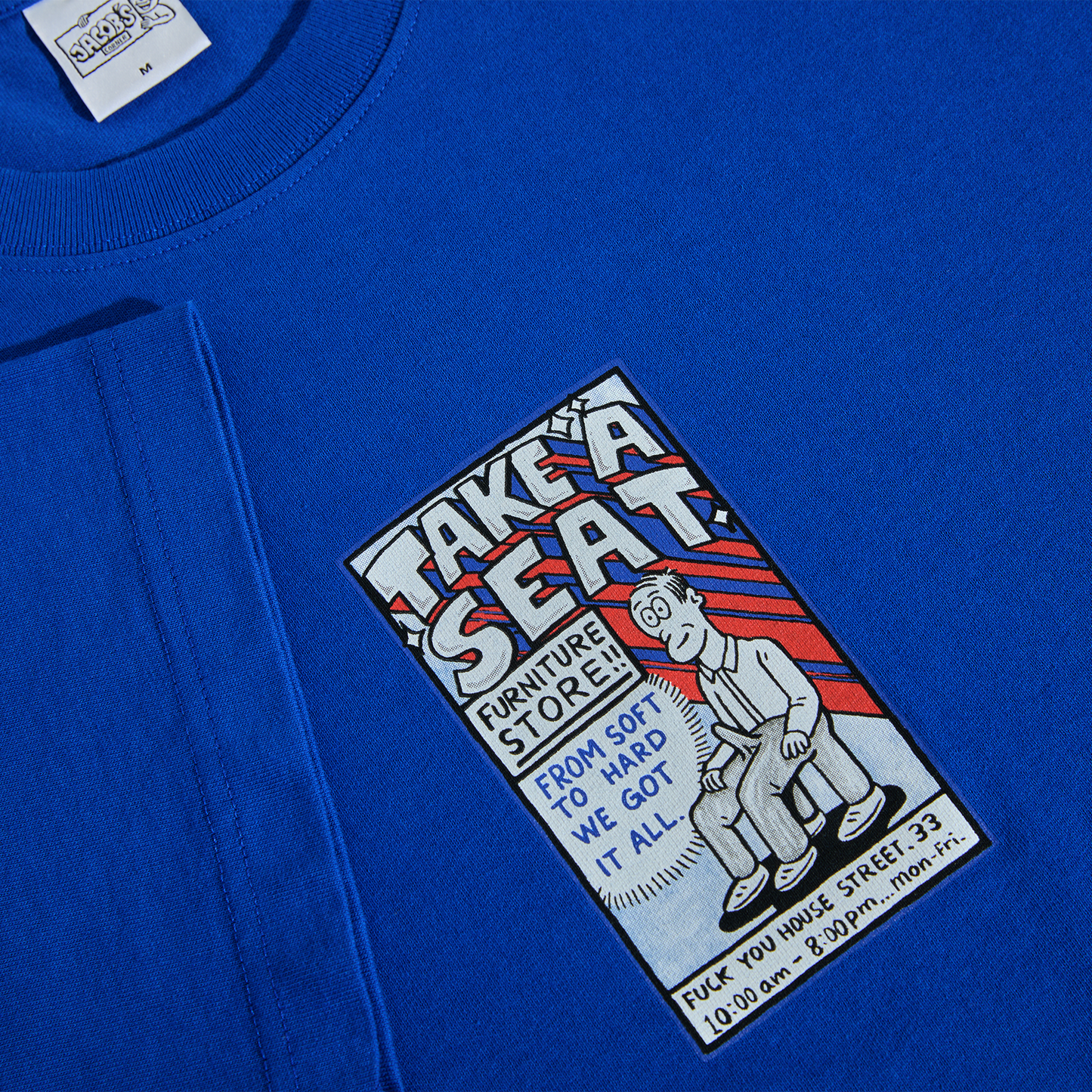 POLAR SKATE CO. Take a Seat Tee (Egyptian Blue)