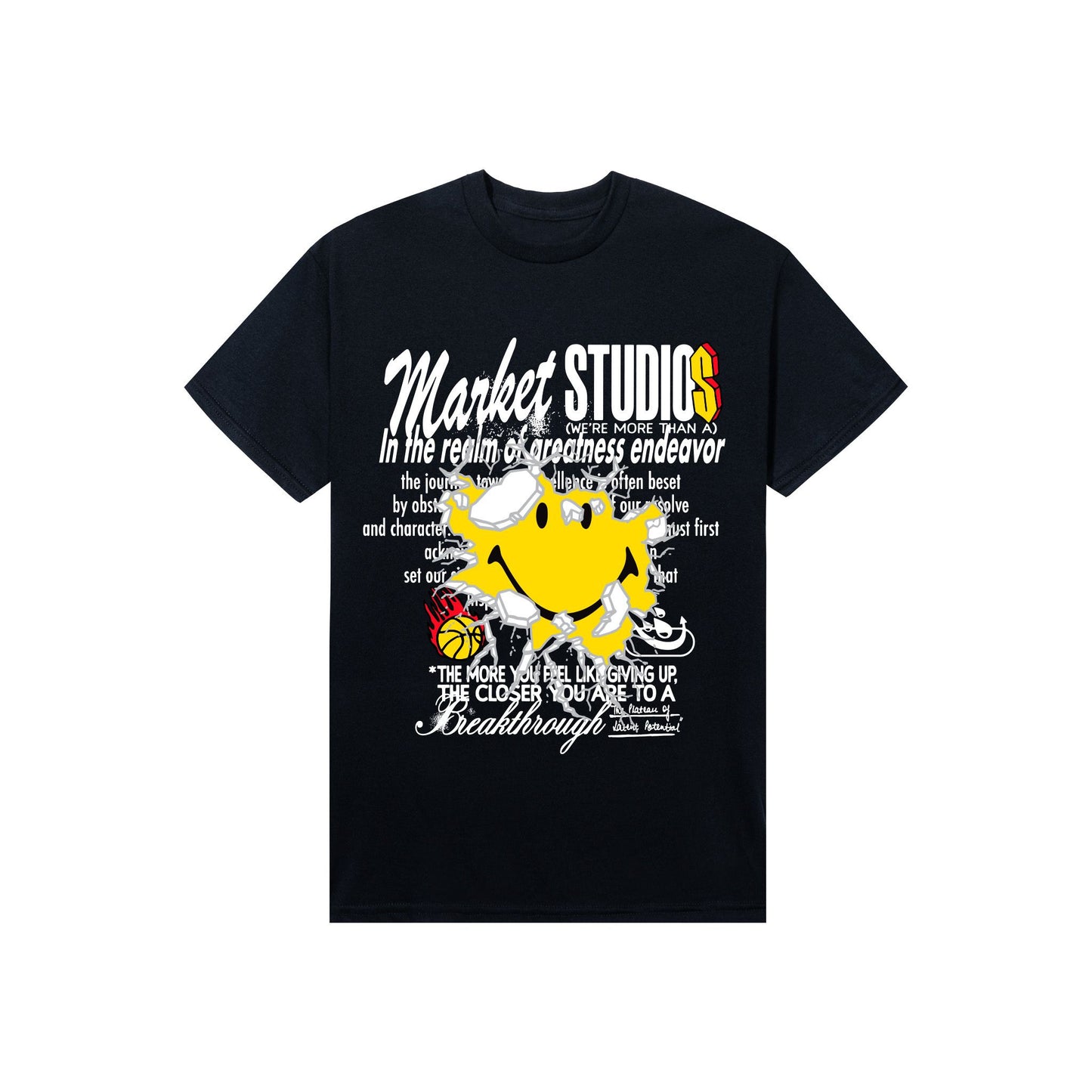 SMILEY GREATNESS T SHIRT MARKET