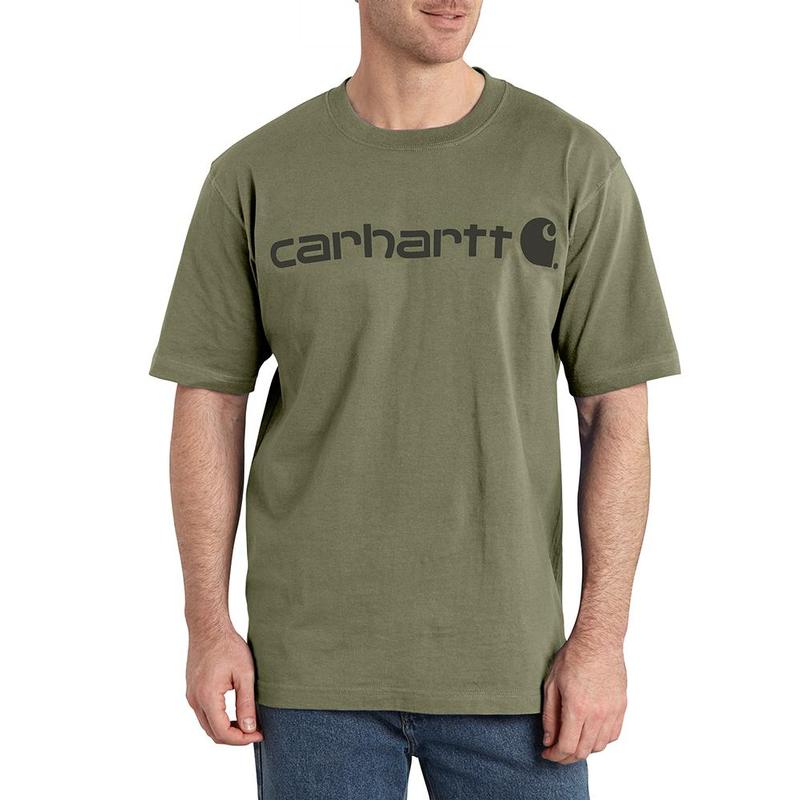 CARHARTT. Loose Fit Heavyweight Short Sleeve Graphic Logo T-Shirt