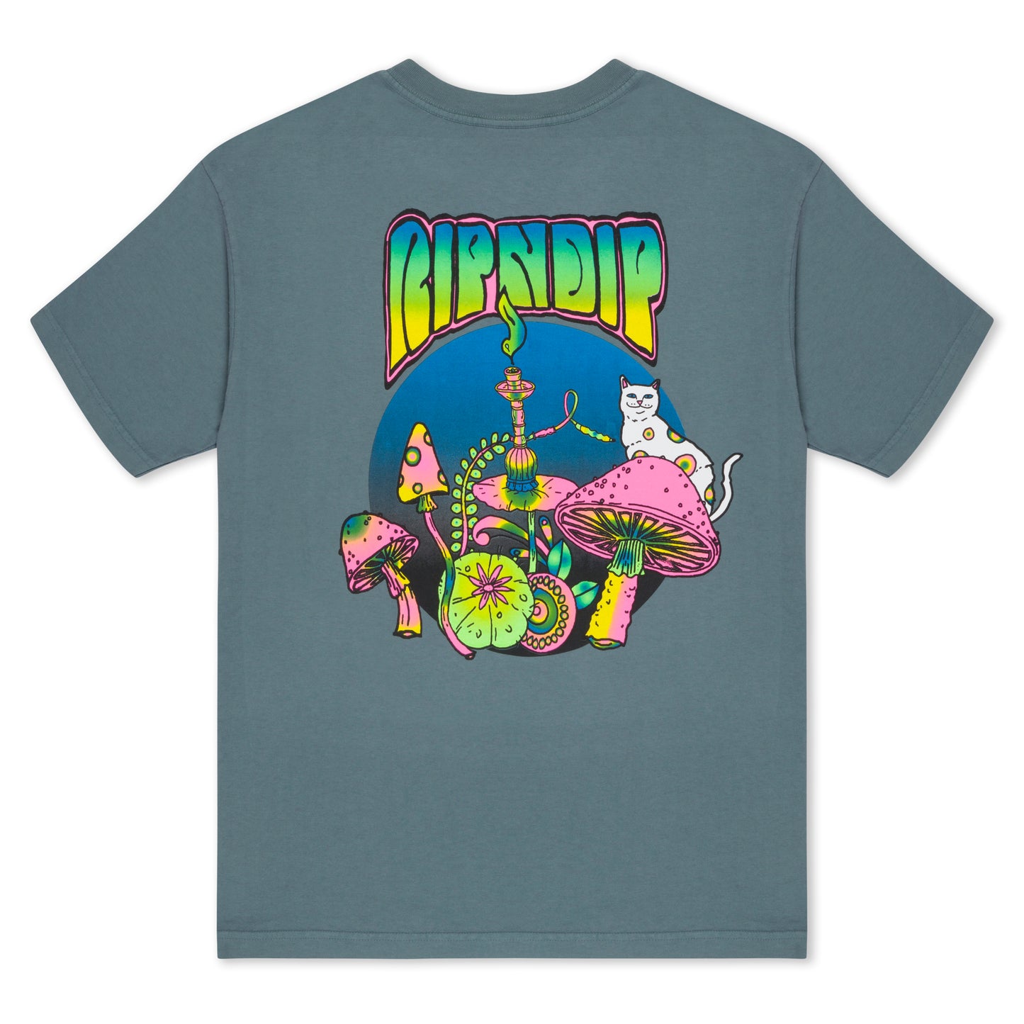 PSYCHEDELIC TEE (LIGHT CHARCOAL) RIPNDIP