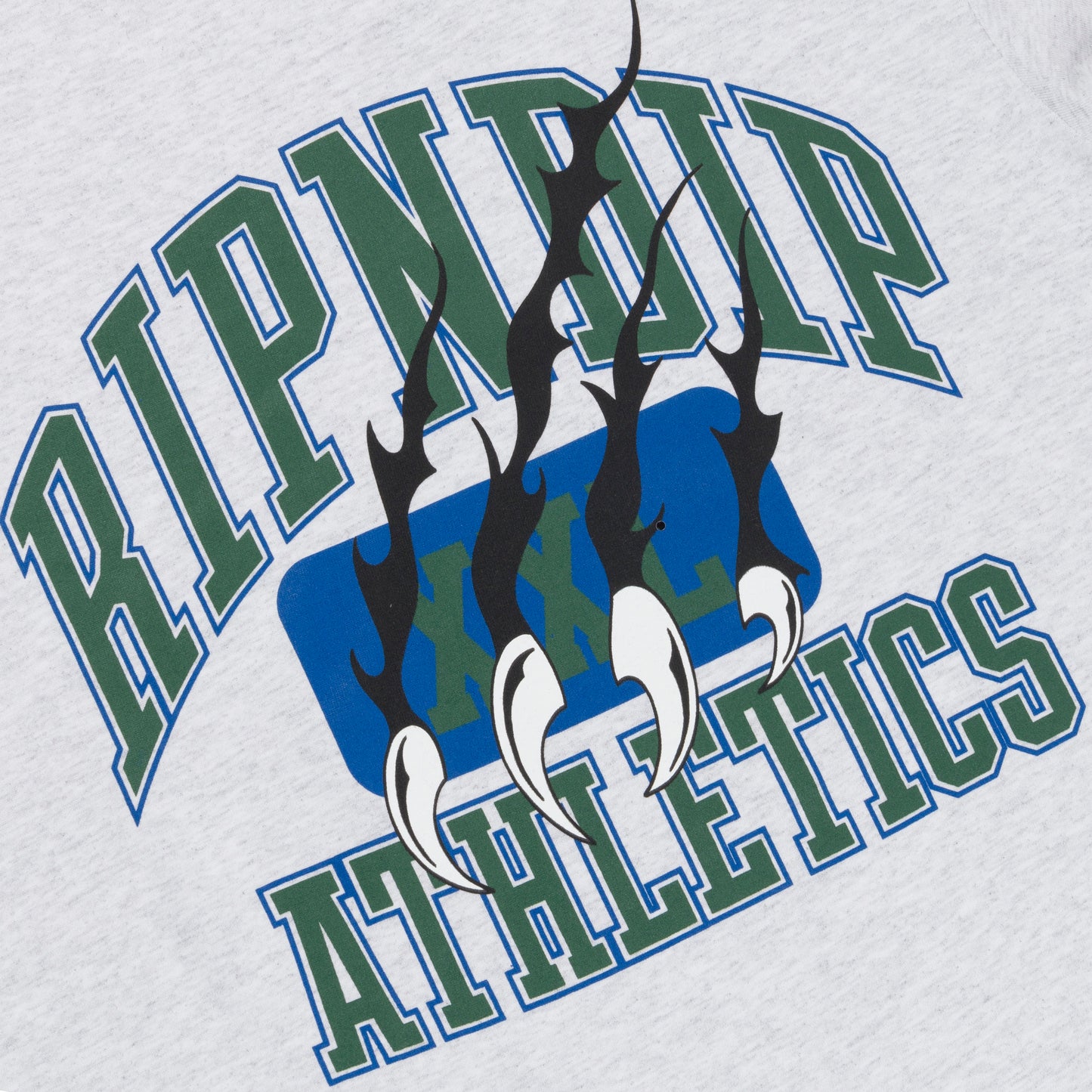 RIPNDIP ATHLETICS TEE (ASH HEATHER)
