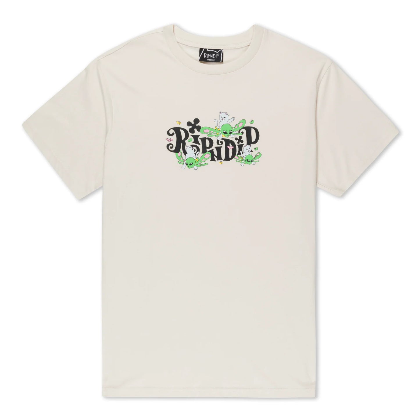 RIPNDIP | Camiseta Fly Away | Algodón 180 GSM | Gráficos Vibrantes POW Flagship
