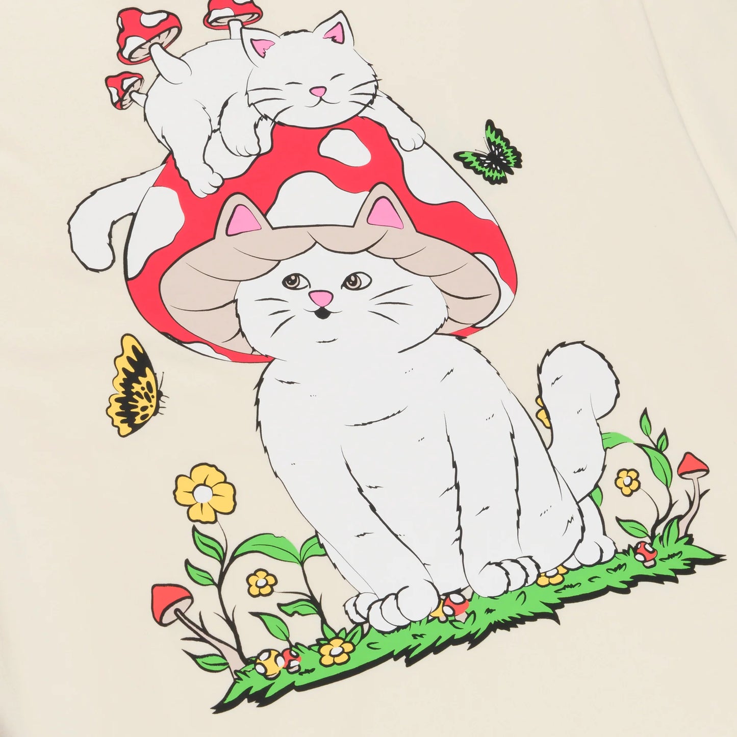 RIPNDIP| Camiseta Field Friends | Algodón 180 GSM | Gráficos Vibrantes POW Flagship