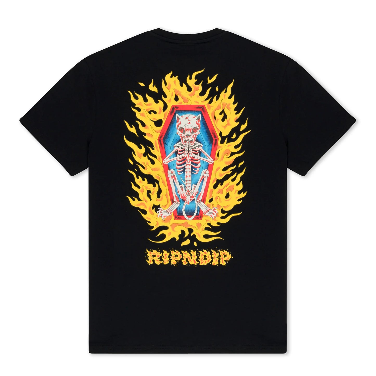 RIPNDIP | Camiseta Burn In Heck | Algodón 180 GSM | Colección Premium POW Flagship