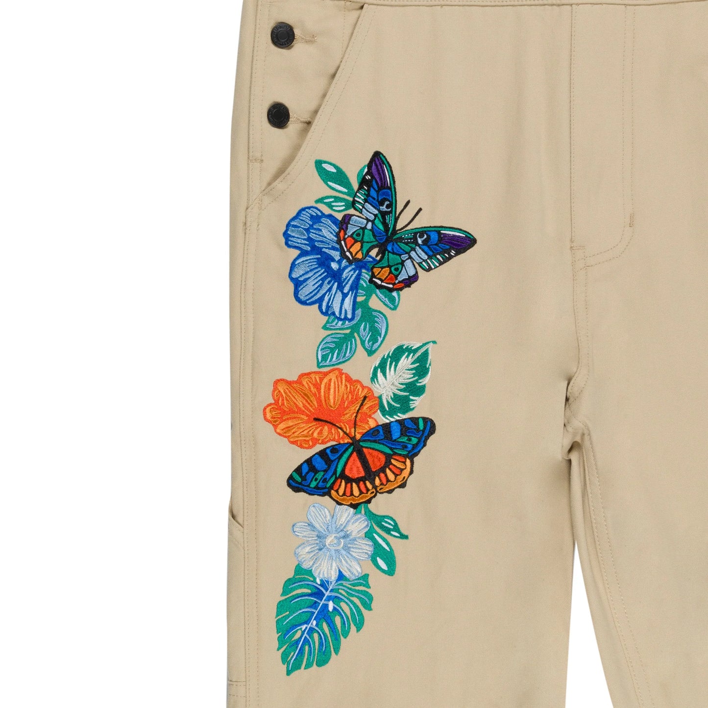 RIPNDIP | Los Ripndip Overalls Khaki | Overalls Streetwear | Detalles Bordados