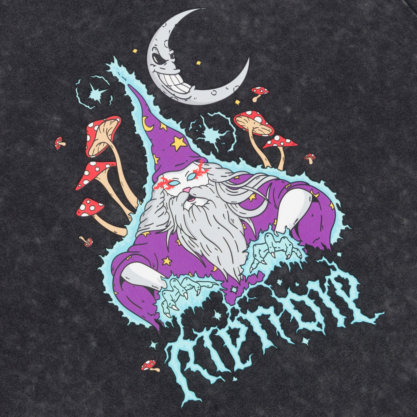 RIPNDIP | Camiseta Oracle (Black Wash) | Algodón 180g + Gráficos Proféticos | Envíos a toda Venezuela
