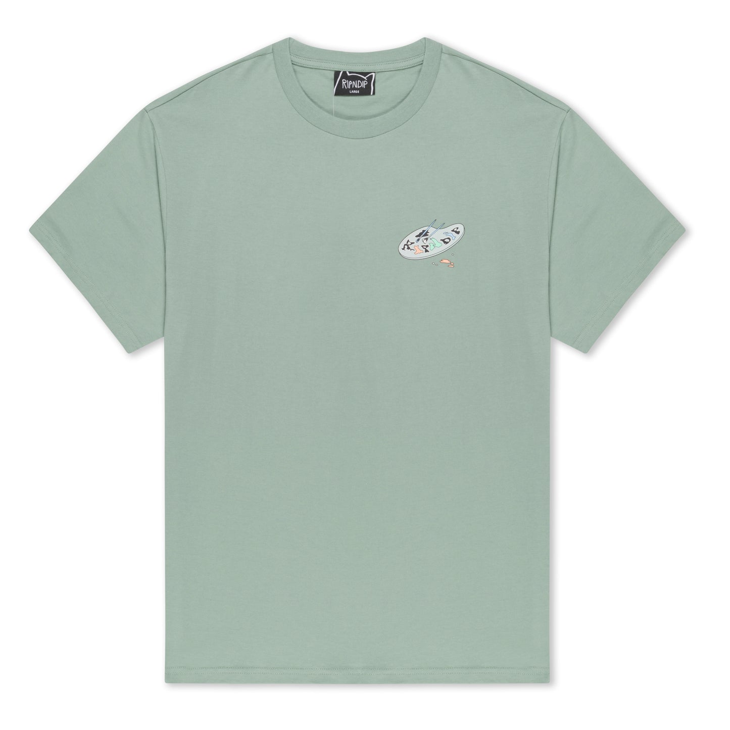RIPNDIP | Camiseta Nerm Os (Dusty Sage) | Algodón 180g + Gráficos Retro Ultrabrillantes | Envíos a toda Venezuela