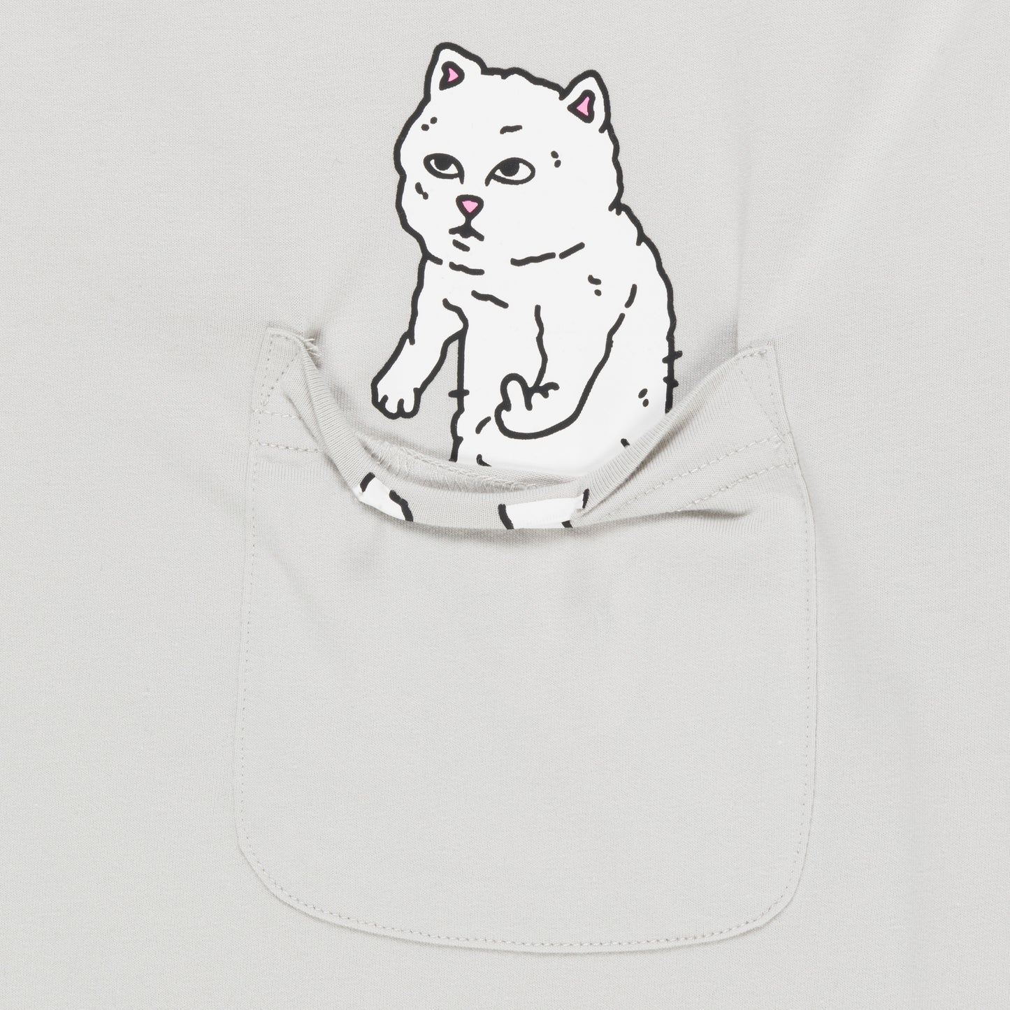 RIPNDIP | Camiseta For Sale Pocket (Grey) | Algodón 180g + Gráficos Ultrabrillantes | Envíos a toda Venezuela