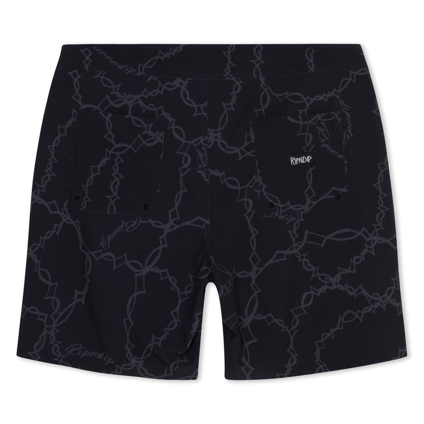 RIPNDIP | Shorts Wired Swim (Black) | Poliéster 92% + 4-Way Stretch | Envíos a toda Venezuela