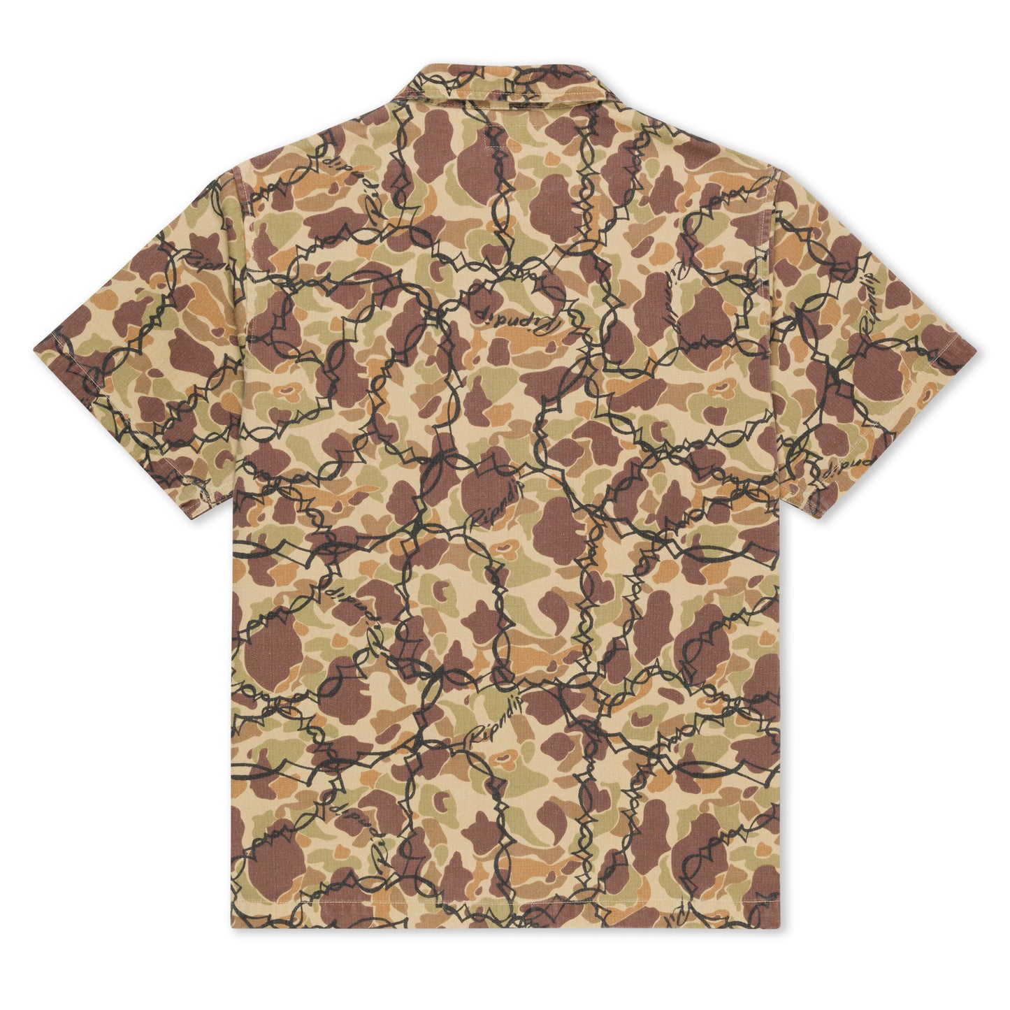 RIPNDIP | Camisa Wired Zip Up (Tan) | Algodón 100% + Estampado Táctico | Envíos a toda Venezuela