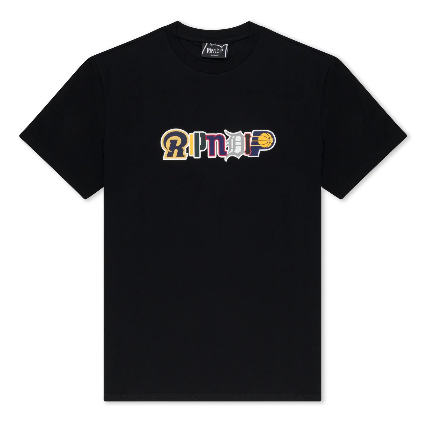 RIPNDIP| Fan Fav Tee Black | 100% Algodón 180 GSM | Streetwear Colección Esencial
