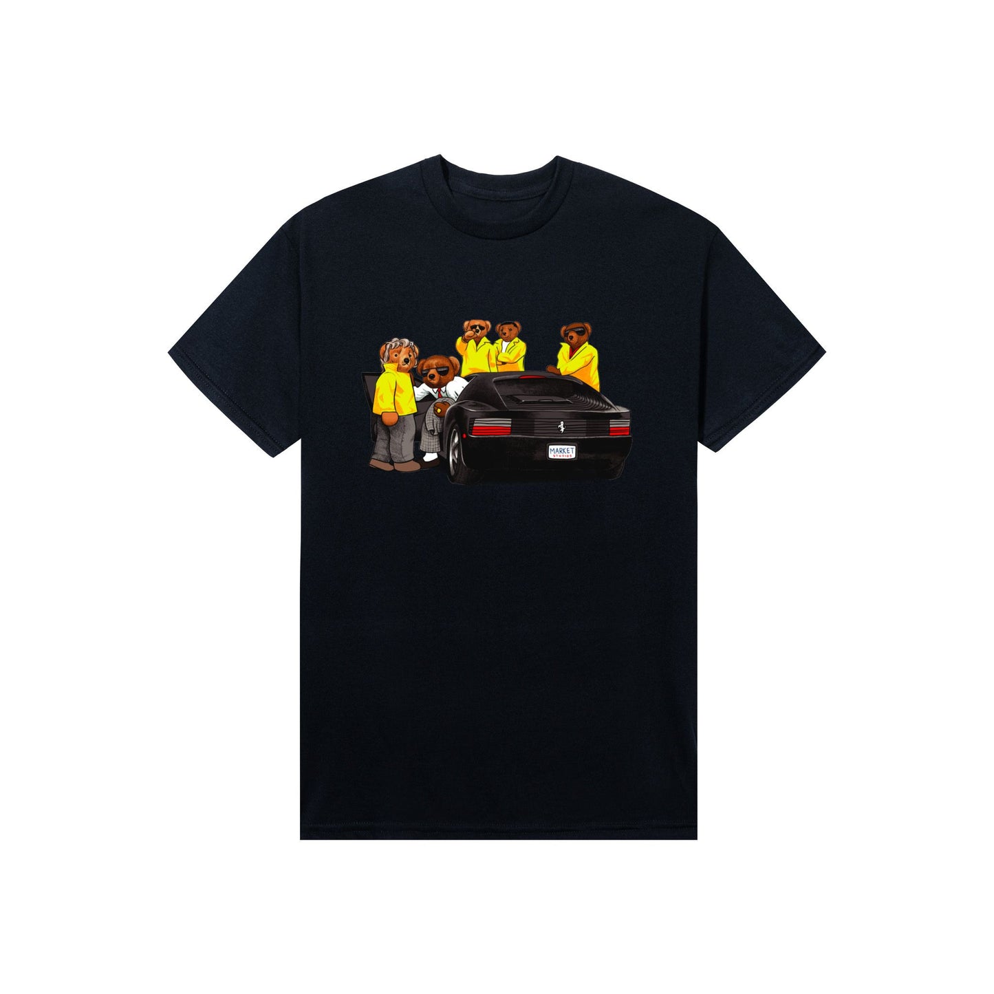 MARKET HIGH SECURITY T-SHIRT (BLACK) FERRARI