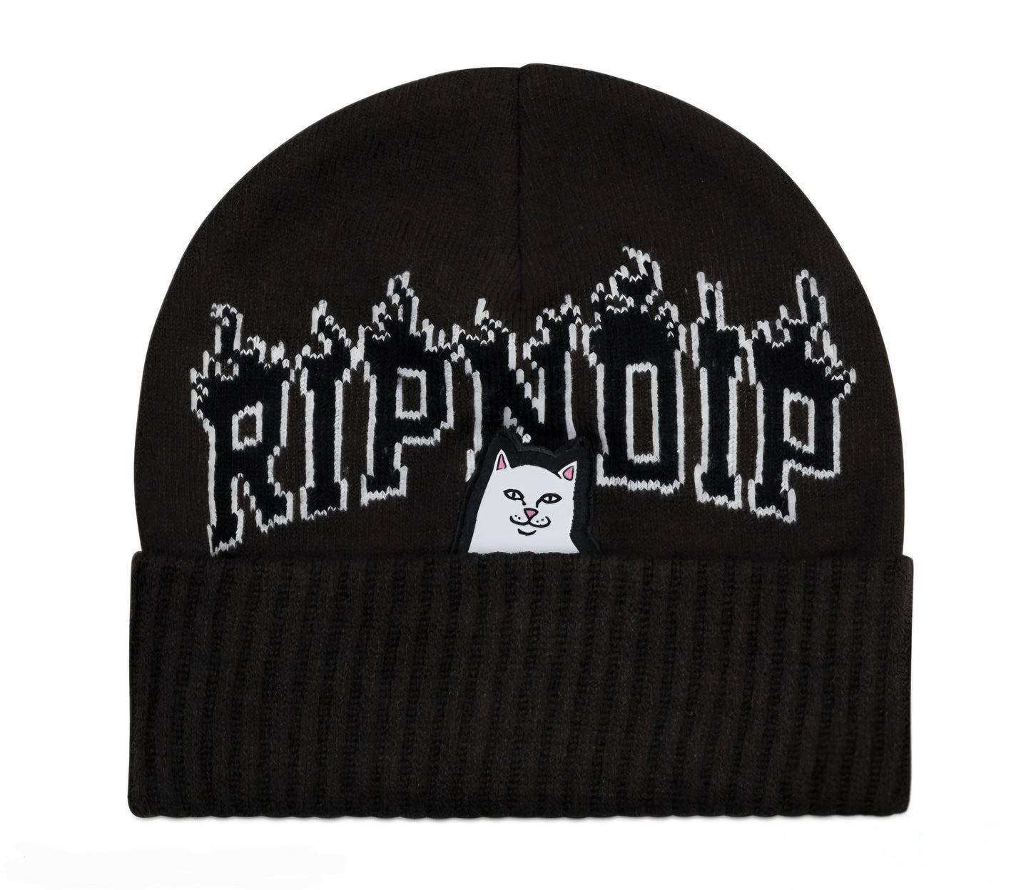 Lord Nermal Fire Spirit Beanie - Black RIPNDIP
