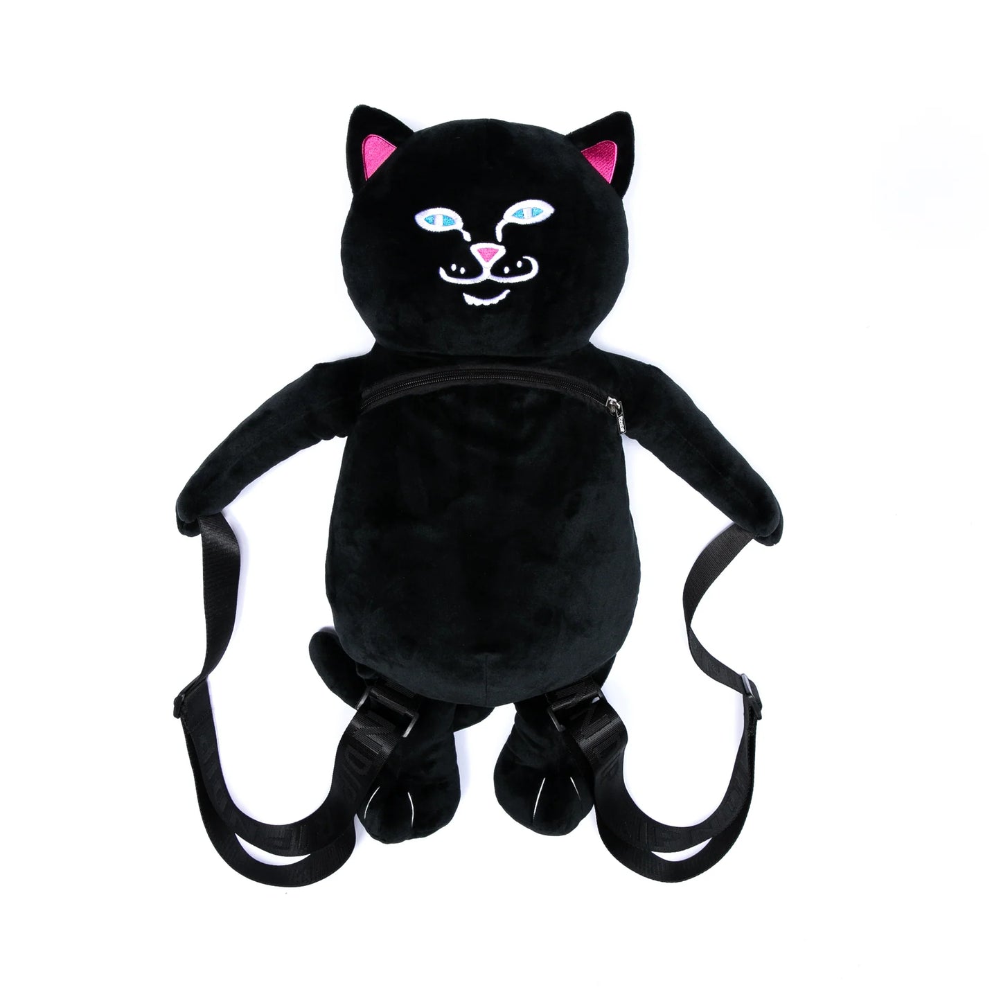 RIPNDIP | Lord Nermal Plush Backpack Black | Mochila Peluche Streetwear