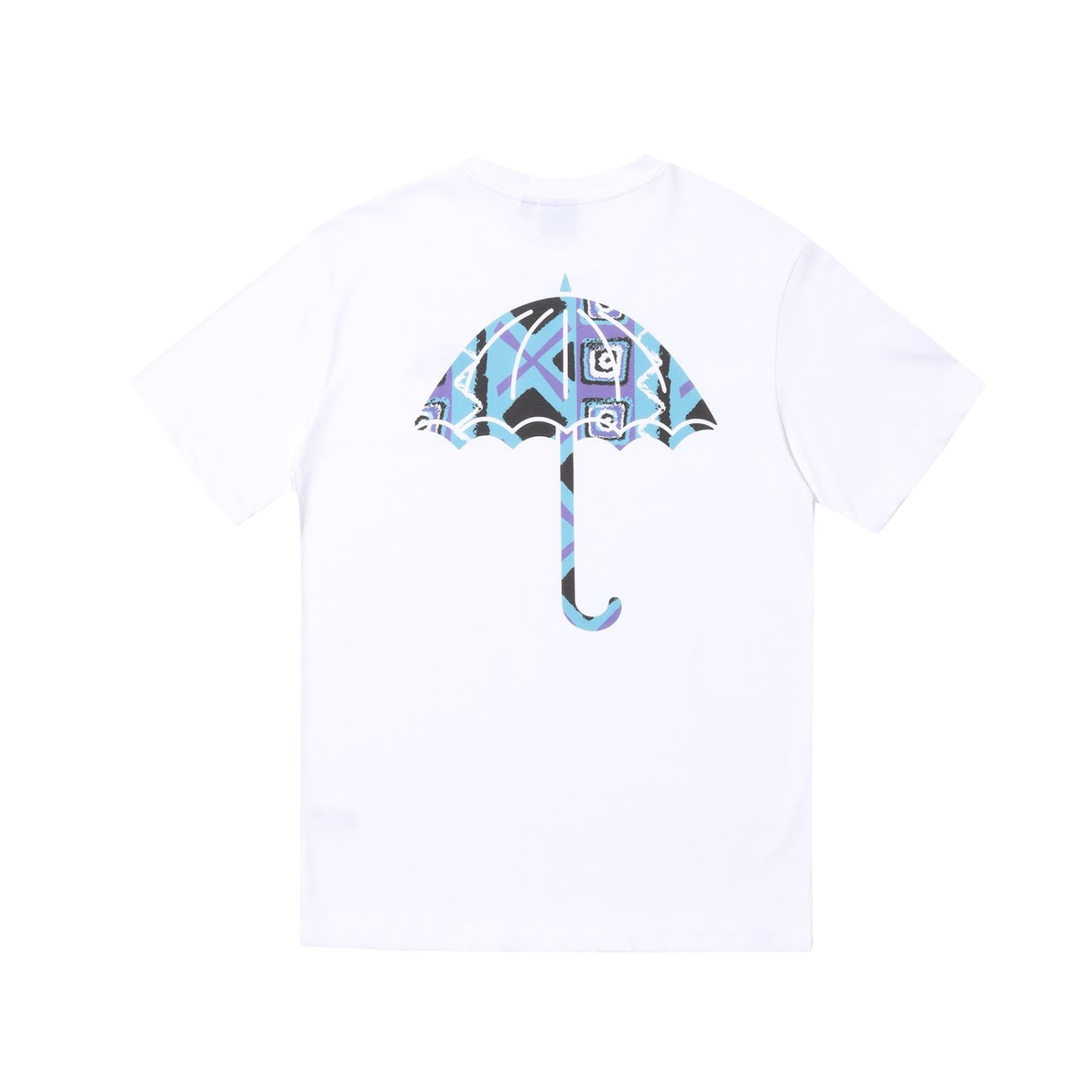 HÈLAS | Brush Tee White | 100% Algodón | Streetwear Estampado Artístico