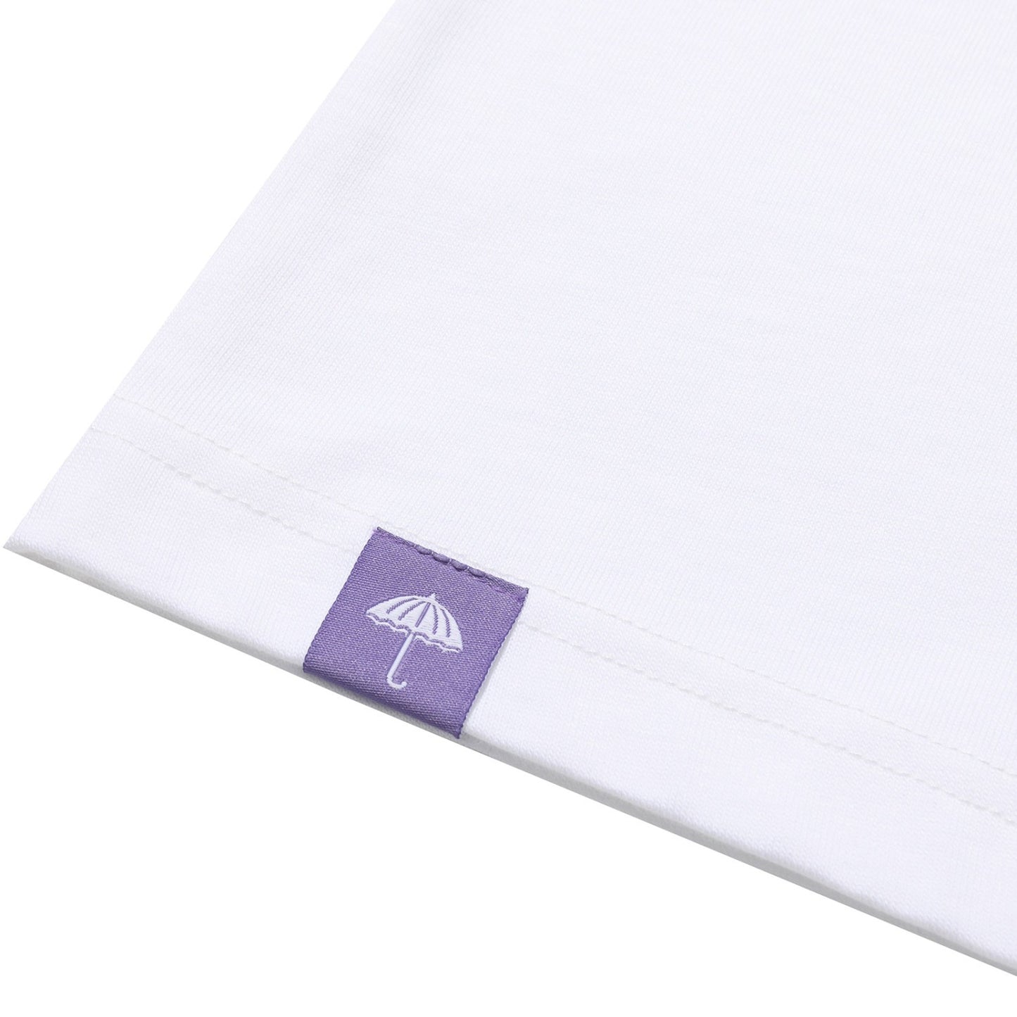 HÈLAS | Brush Tee White | 100% Algodón | Streetwear Estampado Artístico