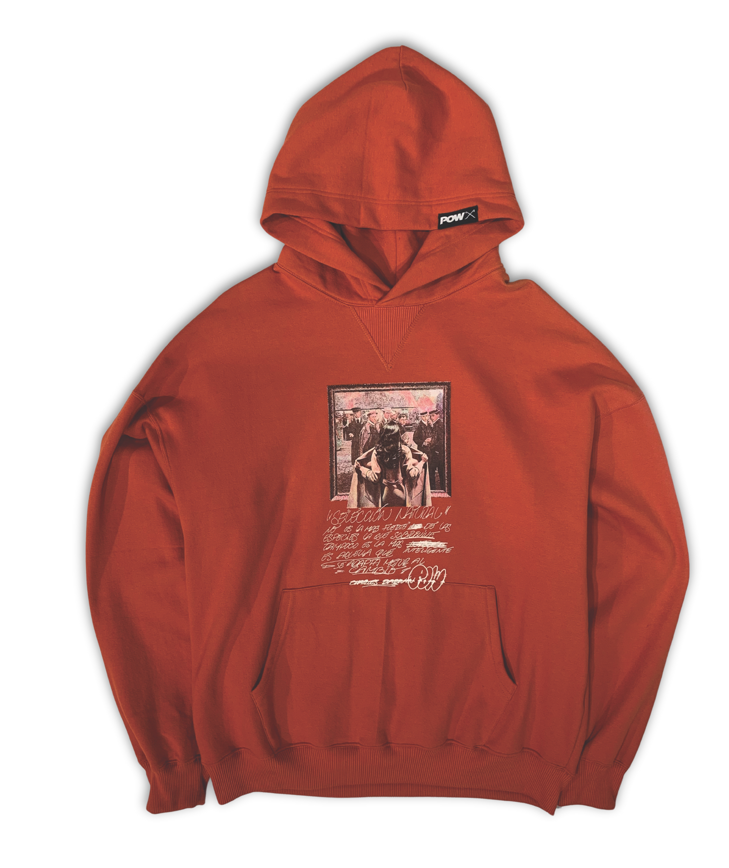 POW Hoodie | Selección Natural | Algodón 100% Pesado | Darwin Streetwear Venezuela