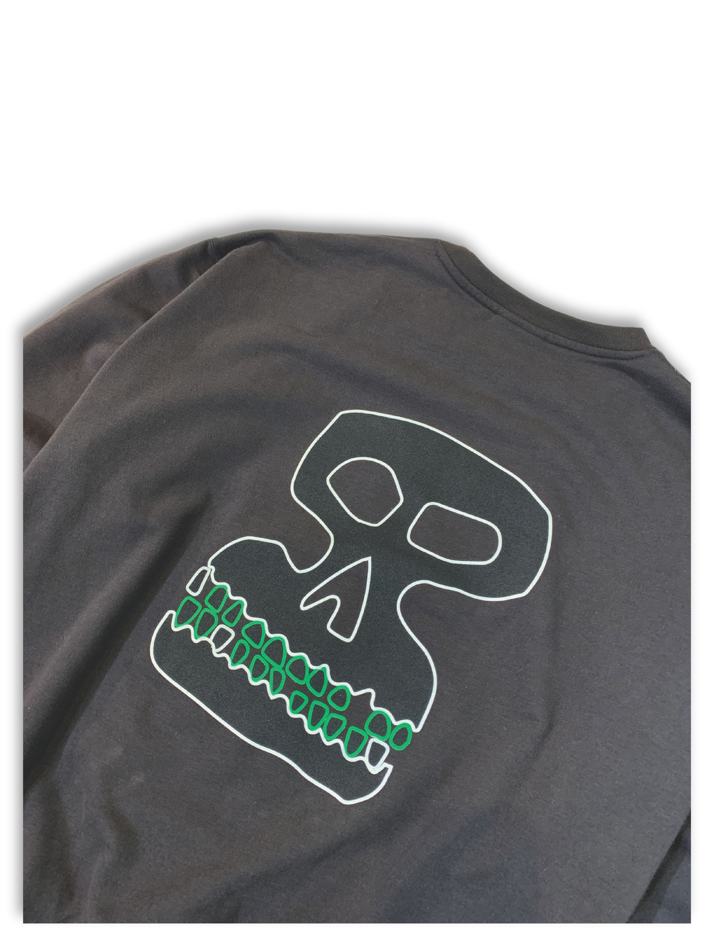 POW Crewneck | Matraca | Algodón 100% | Calavera Rebelde