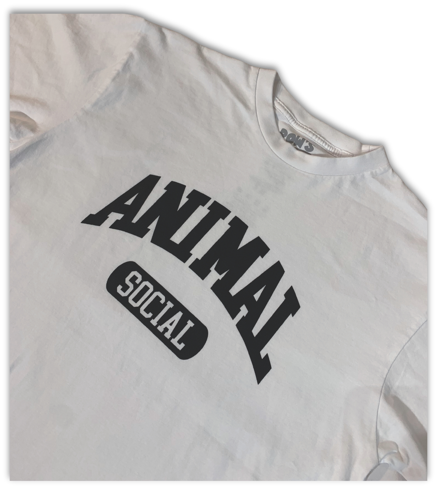 POW Flagship | Franela Animal Social | Algodón 220 GSM | Rebeldía Urbana Venezuela