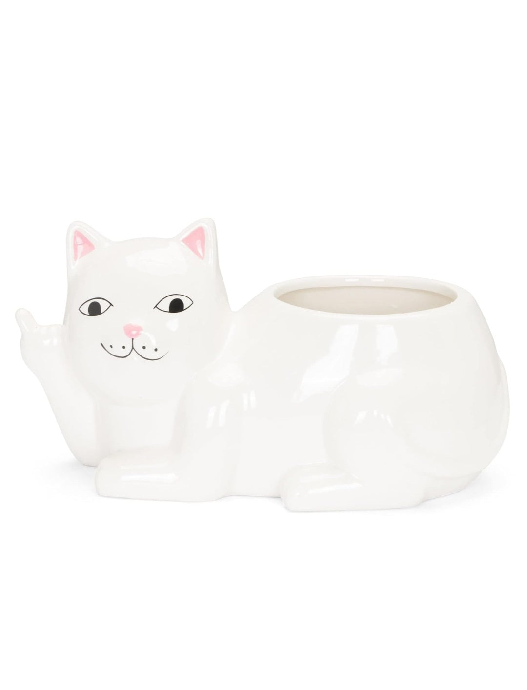 RIPNDIP Lord Nermal - Maceta de cerámica (blanco)