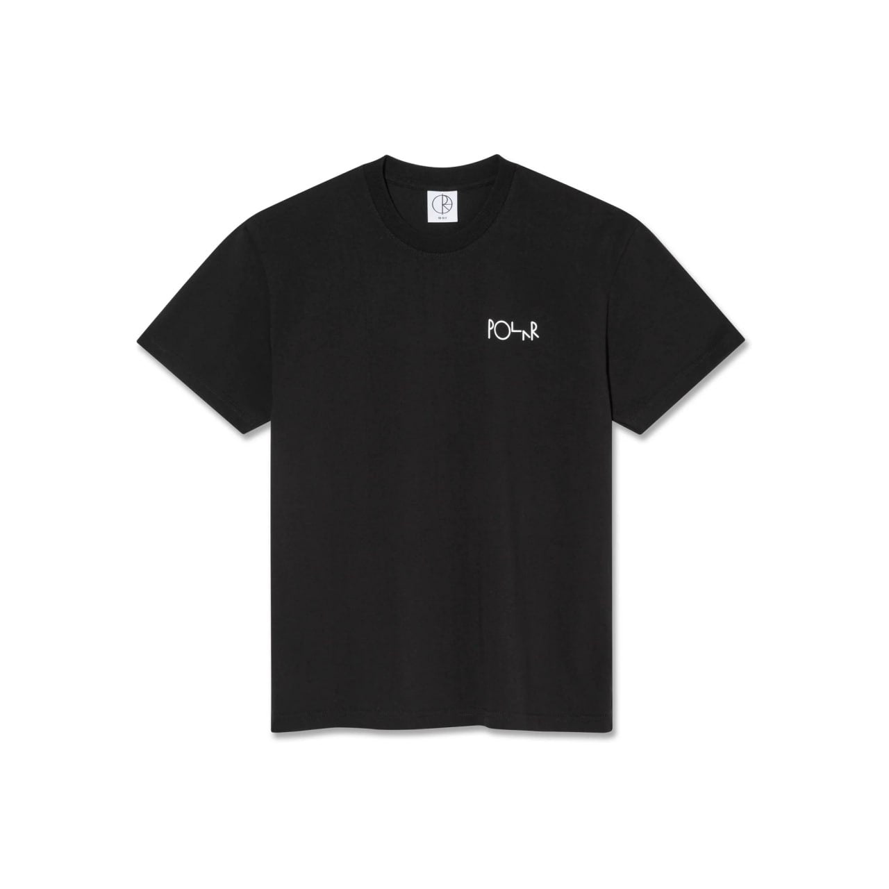 POLAR SKATE CO. | Camiseta Stroke Logo Negra | Algodón 240 GSM | Streetwear