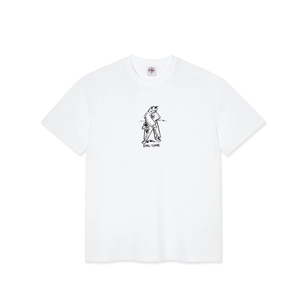 POLAR SKATE CO. | Camiseta Evol Times Blanca | Diseño Pontus Alv | 2025