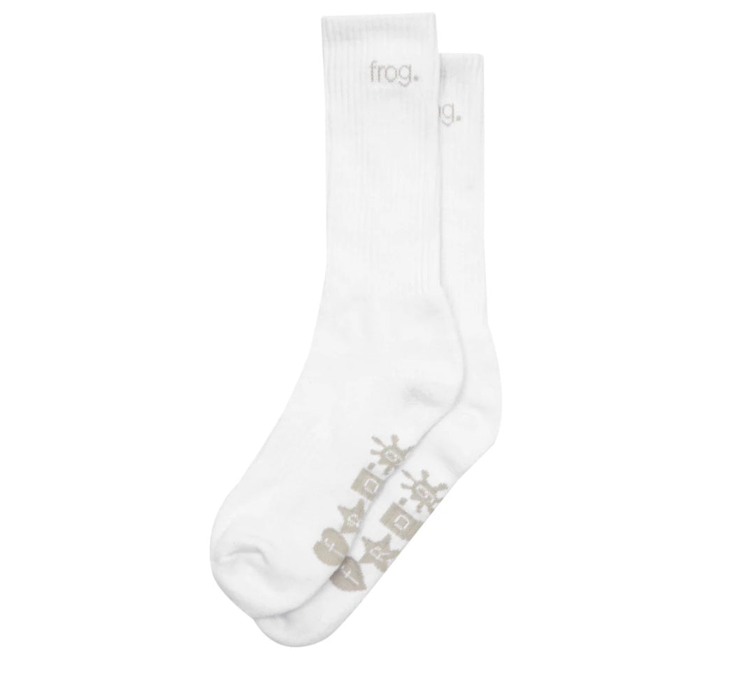 Frog Socks (White)