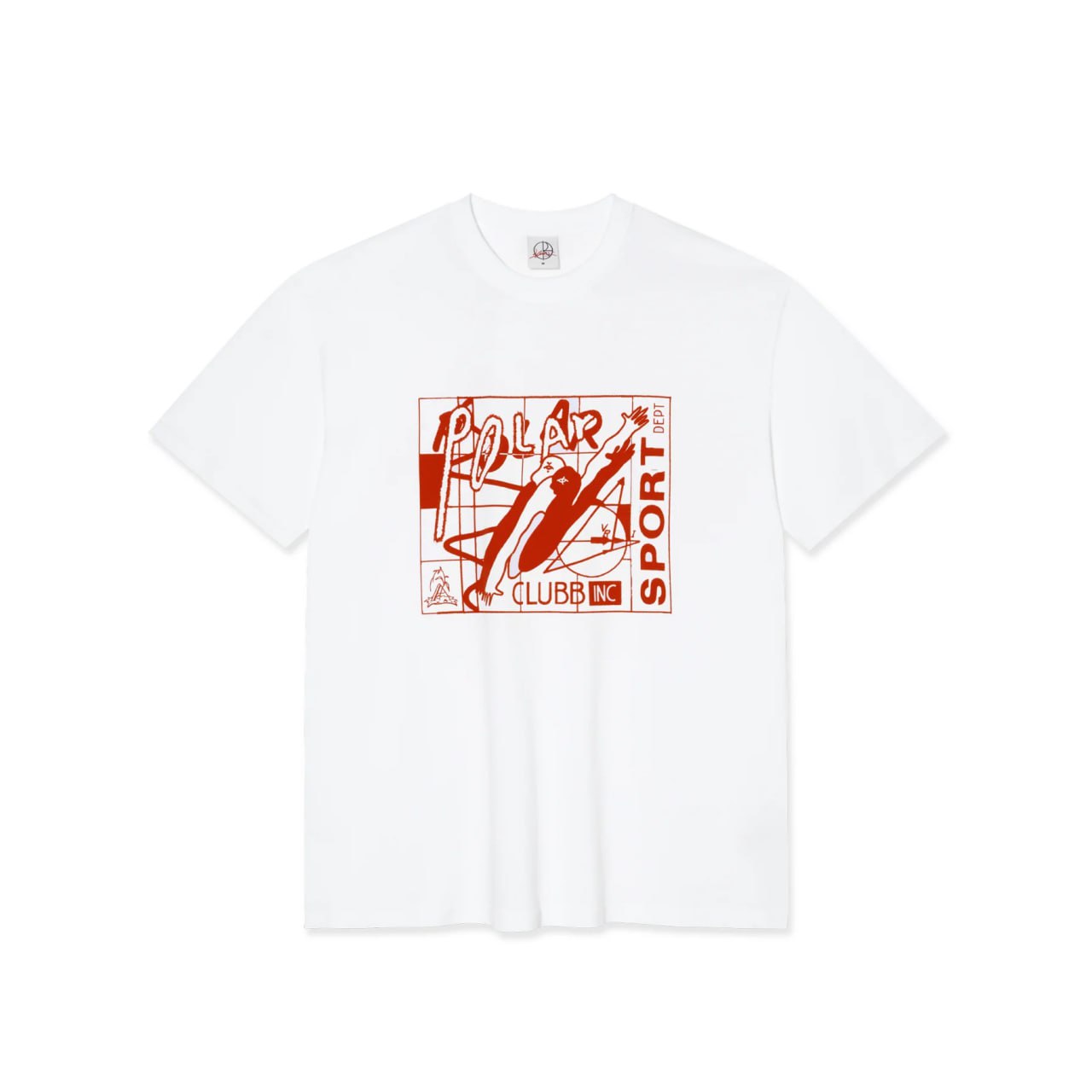 POLAR SKATE CO. | Camiseta Clubb Inc Blanca | Ropa Polar Skate Exclusiva | Julian Smith