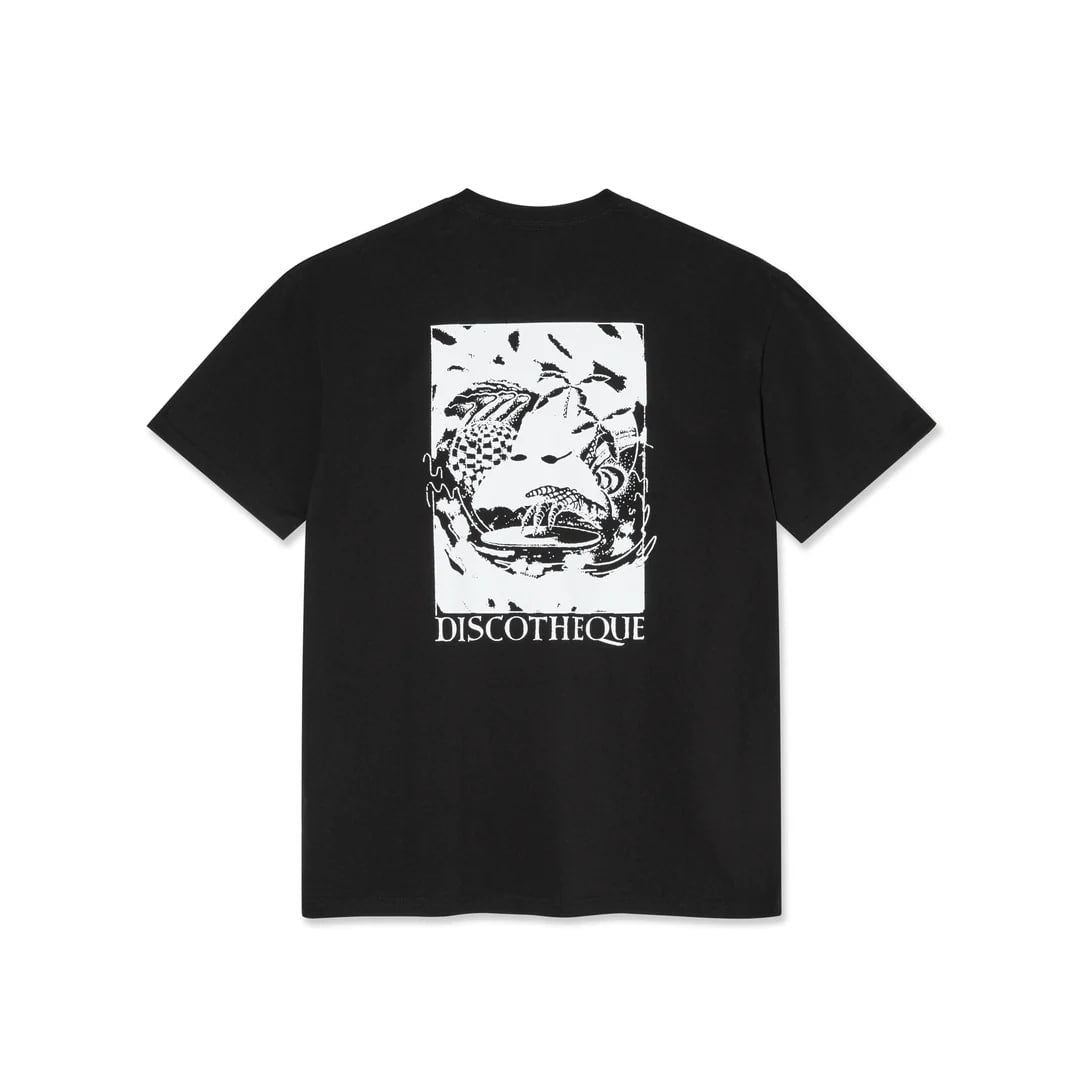 POLAR SKATE CO. | Camiseta Discotheque Negra | Moda Urbana Skate Venezuela | Algodón 230 GSM