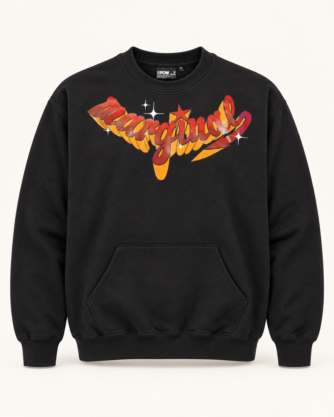 Marginal Crewneck Black