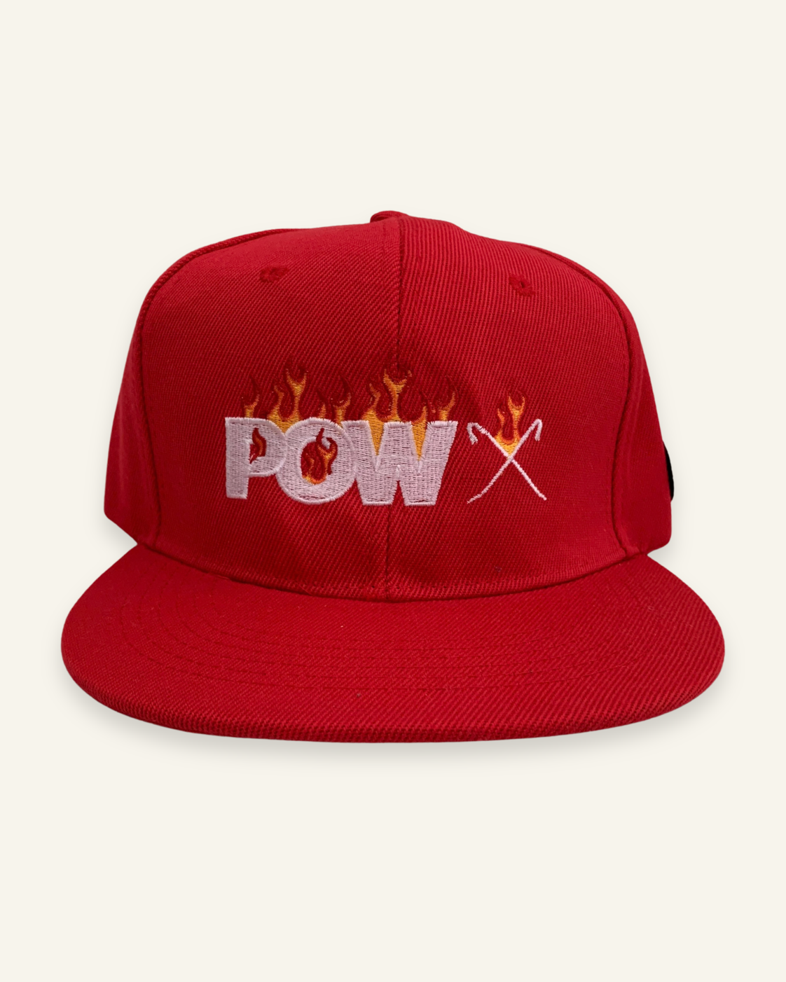 Gorra Pow Flames Red