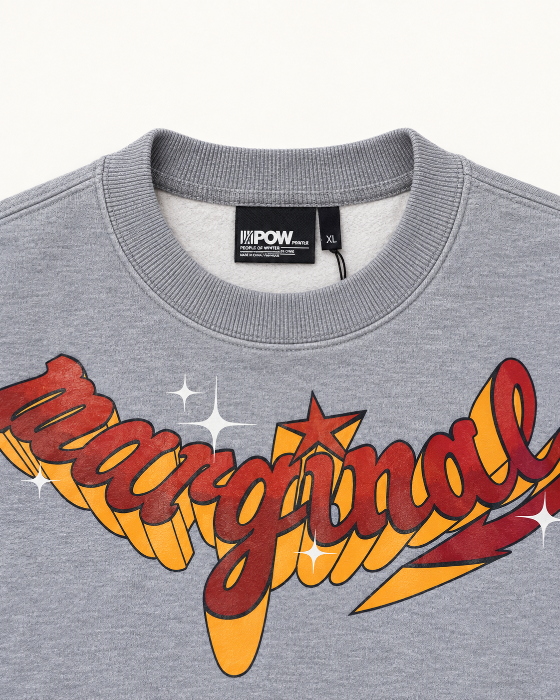 Marginal Crewneck with Pocket Grey