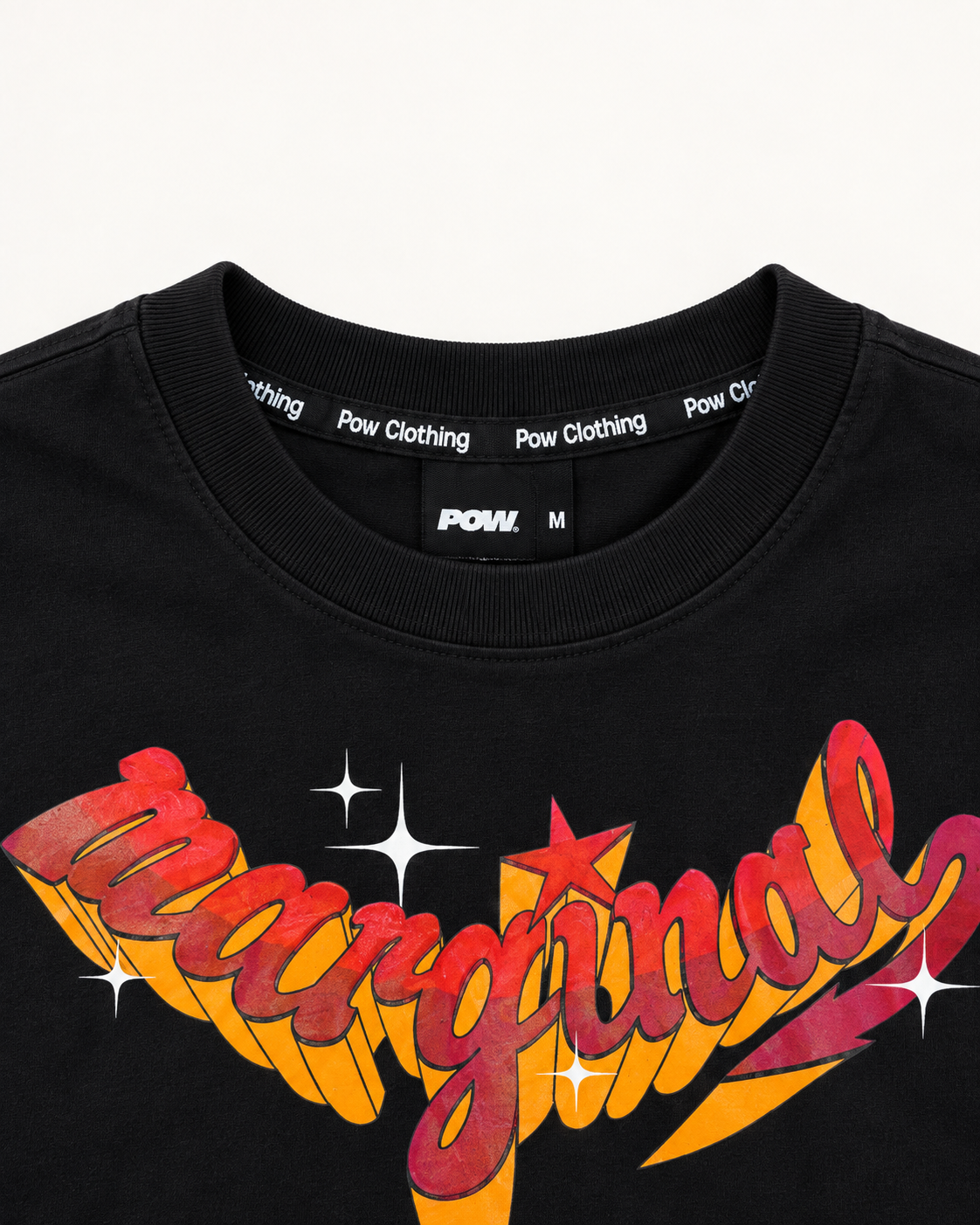 MARGINAL Black Tee
