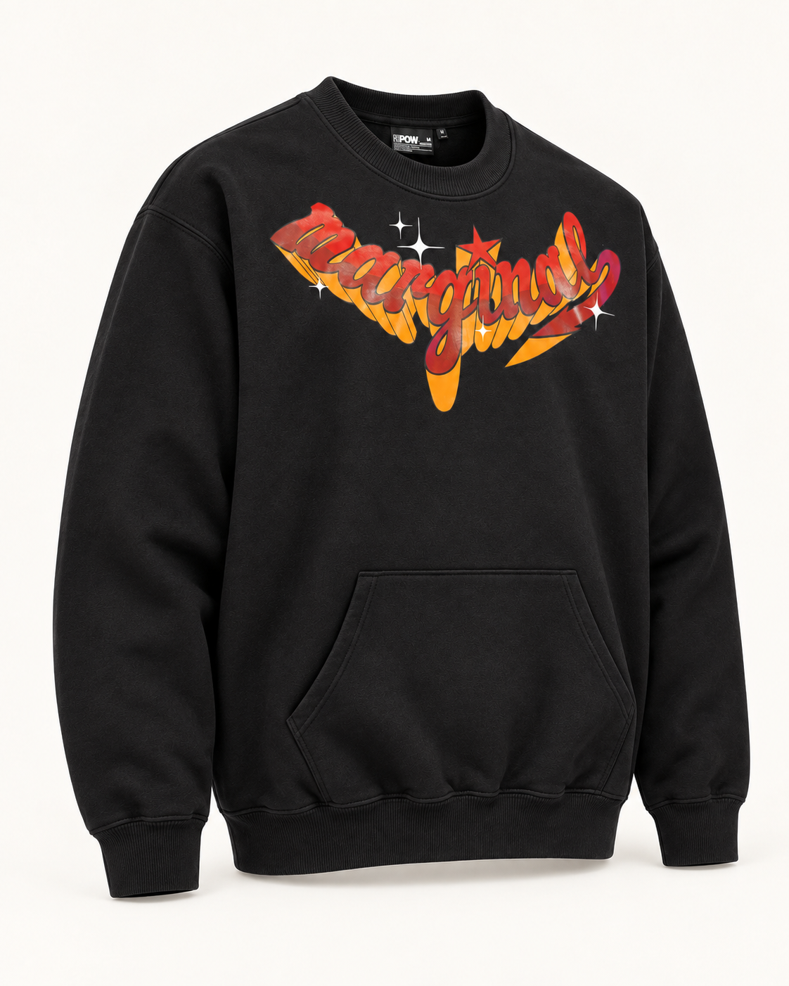 Marginal Crewneck Black