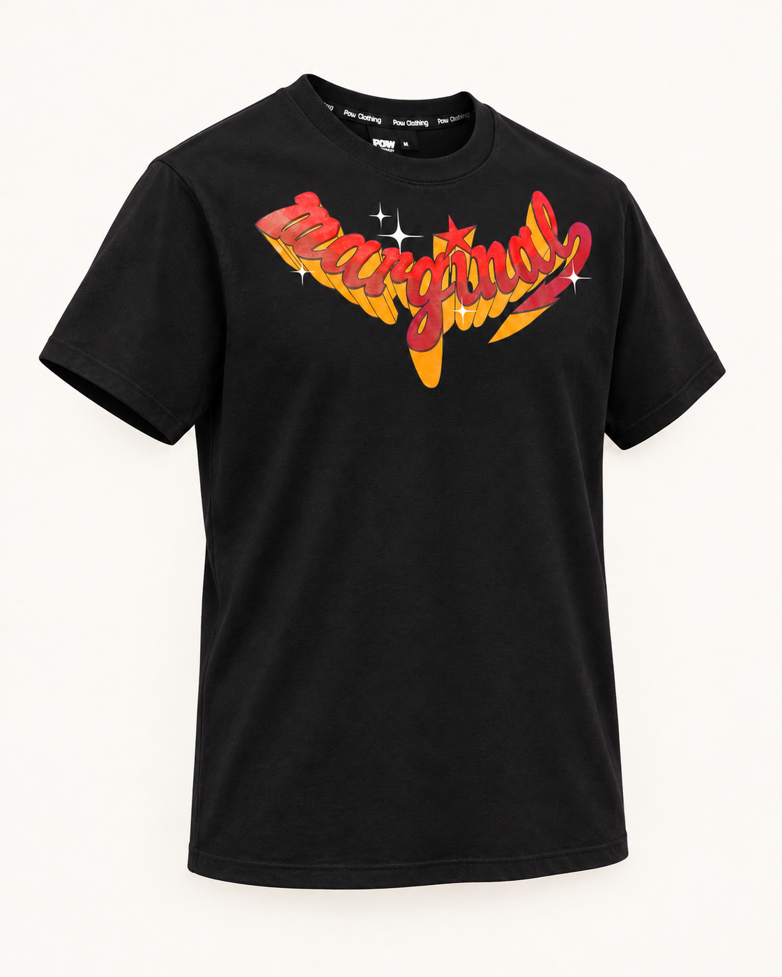 MARGINAL Black Tee