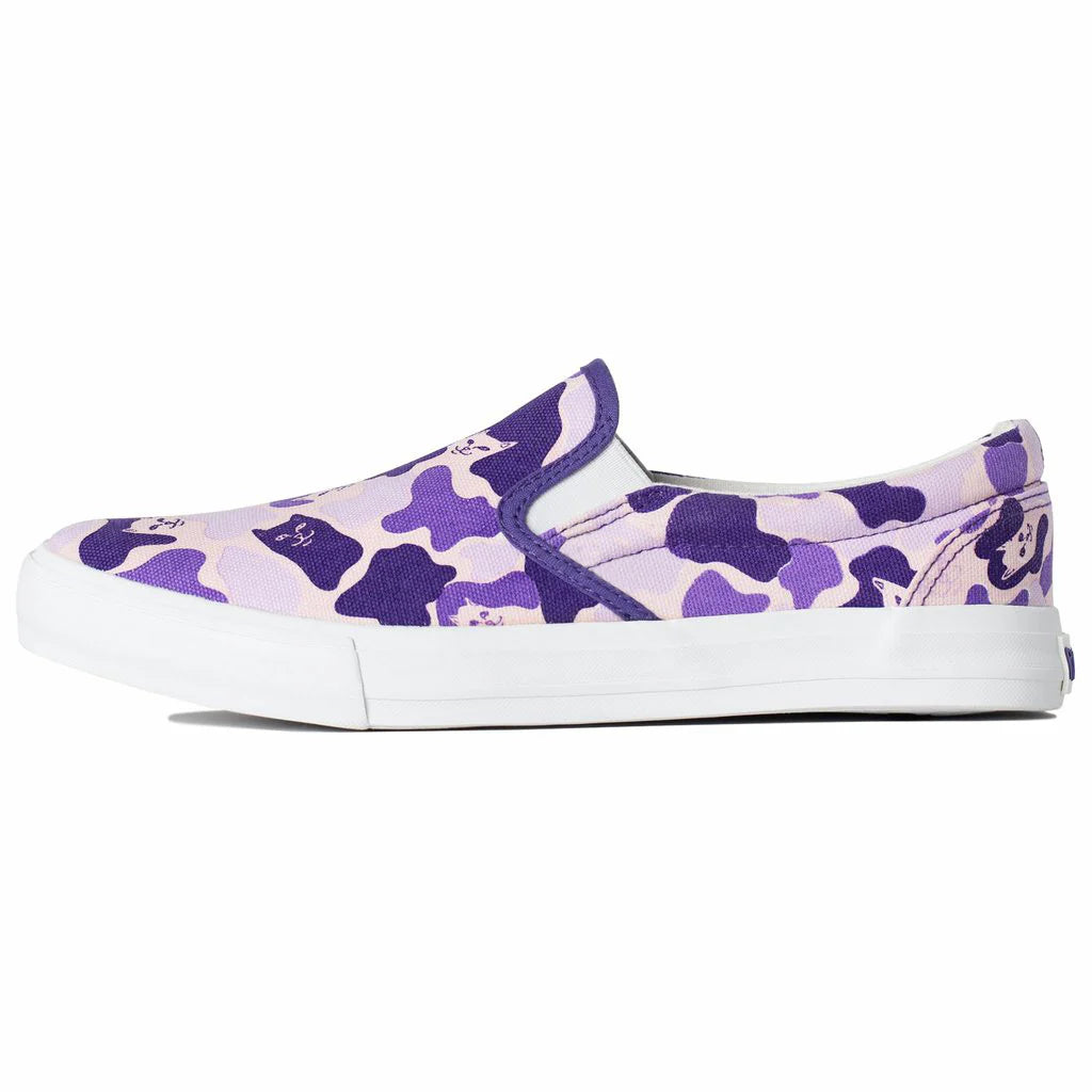 Ripndip | Slip Ons Purple Camo  | Suela Vulcanizada | Envíos Venezuela