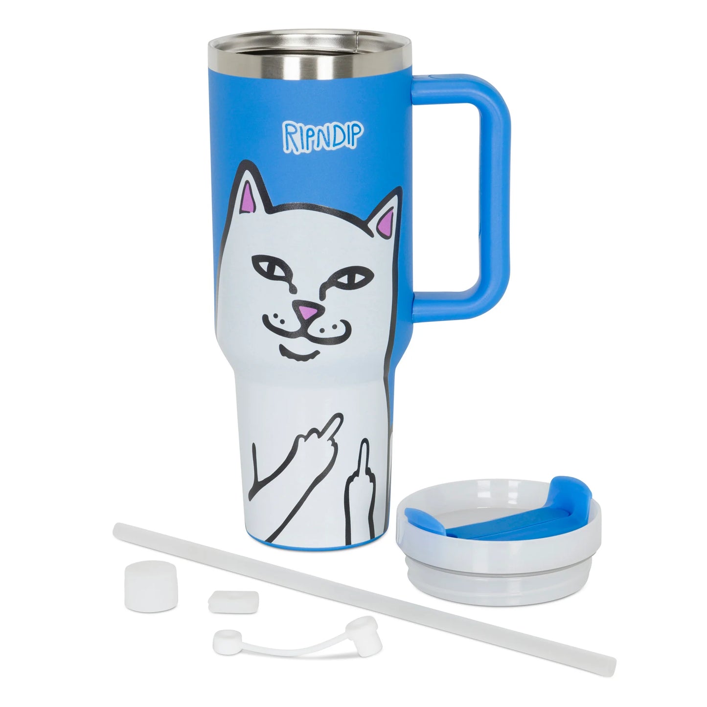 RIPNDIP| Lord Nermal Tumbler 40oz Azul | Aislante | Colección Nermal
