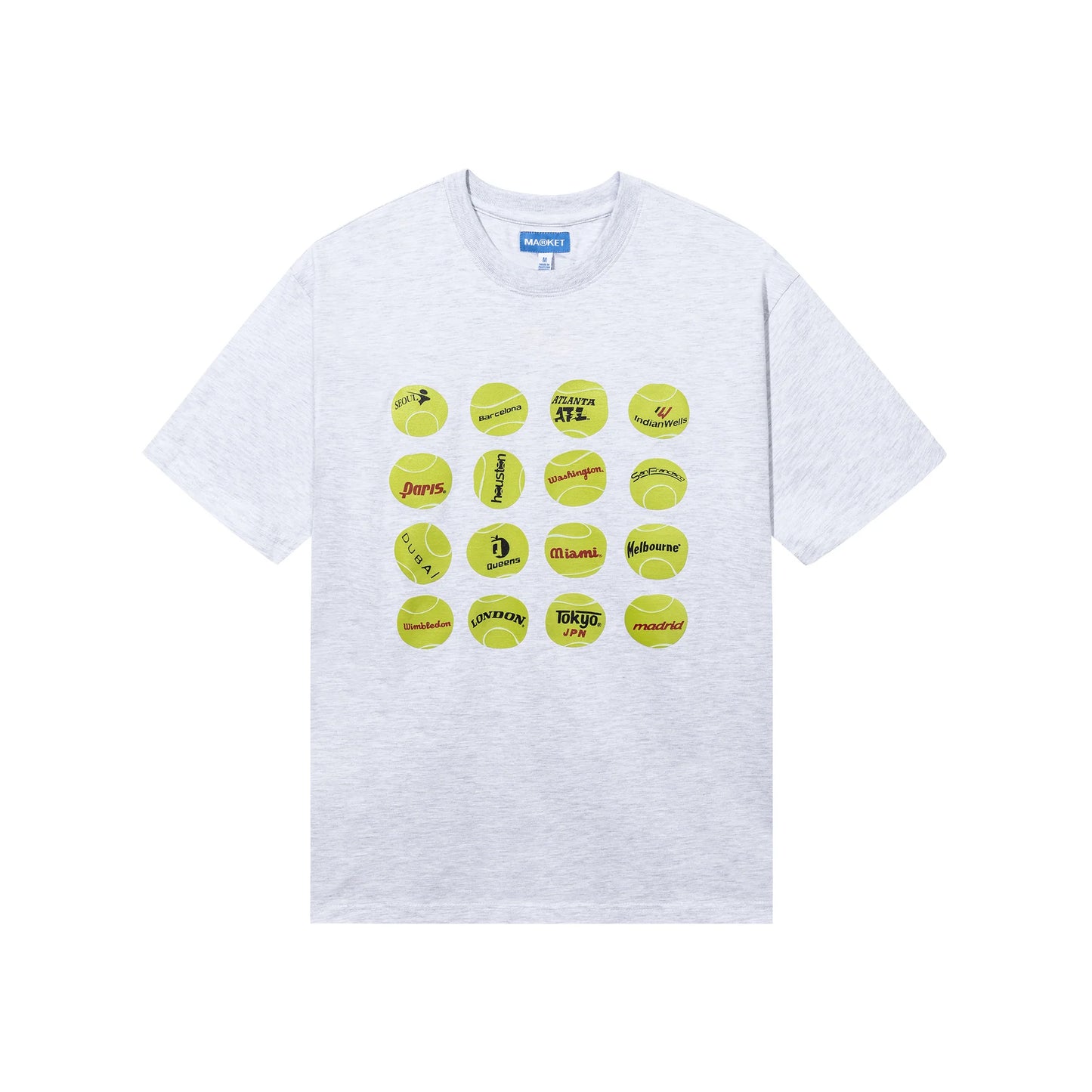MARKET STUDIOS | Camiseta Grand Slam | Algodón 220 GSM | Impacto Urbano