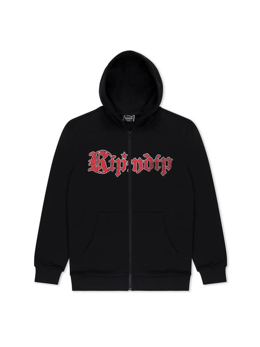 RIPNDIP Fein Black Zip Hoodie