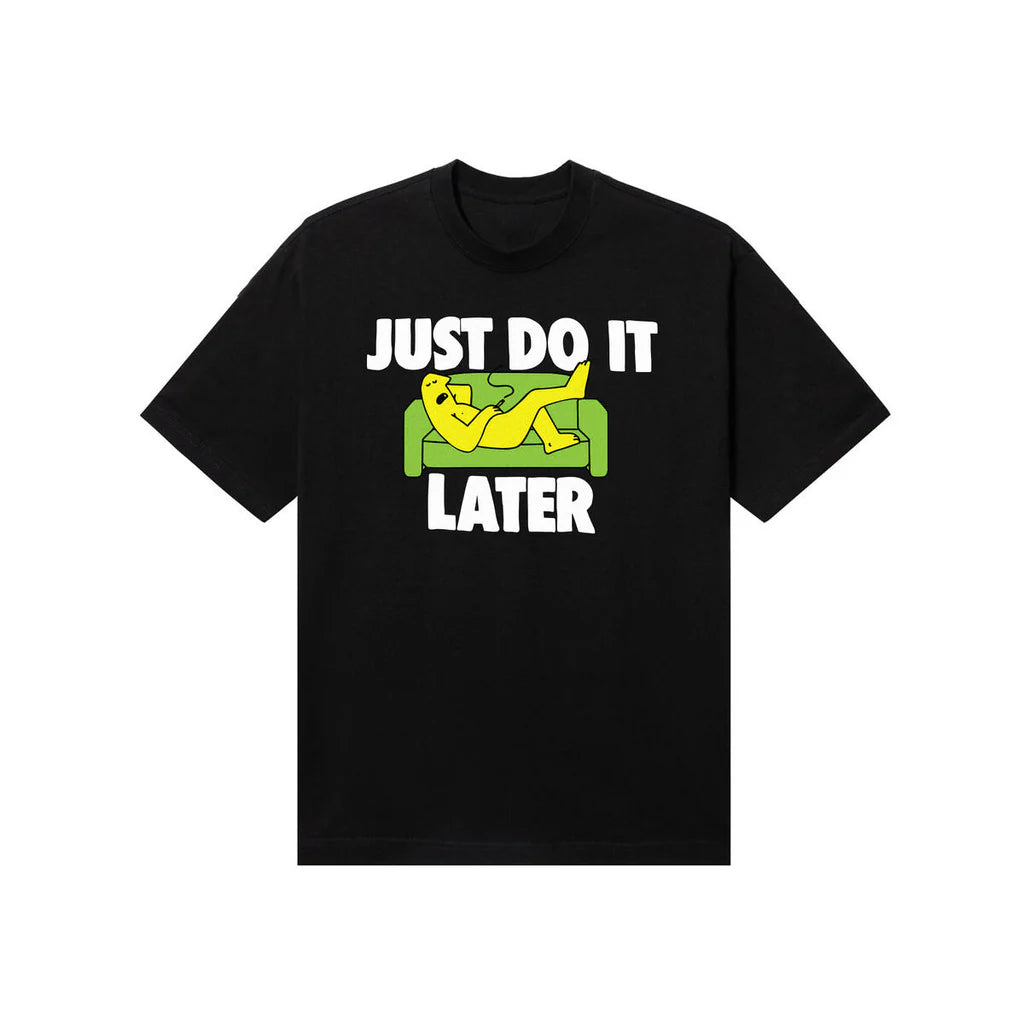 MARKET STUDIOS| Camiseta SC Just Do It Later | Algodón 220 GSM | Humor Procrastinador