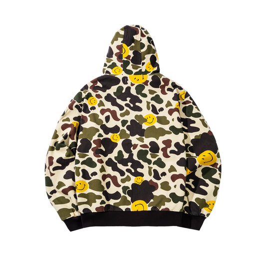 MARKET - SMILEY CAMO ZIP JACKET