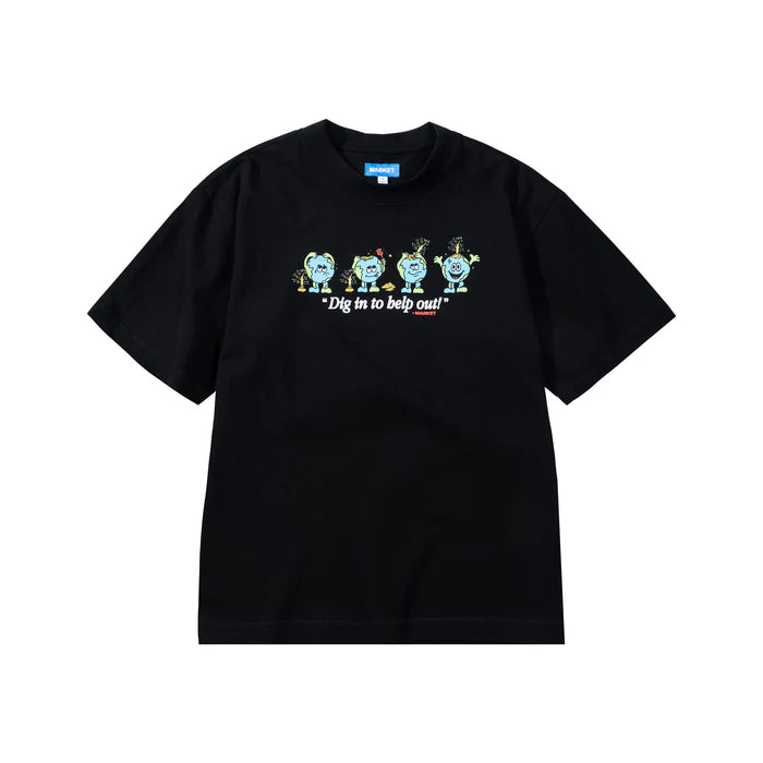 MARKET - DIG IN T-SHIRT (BLACK)