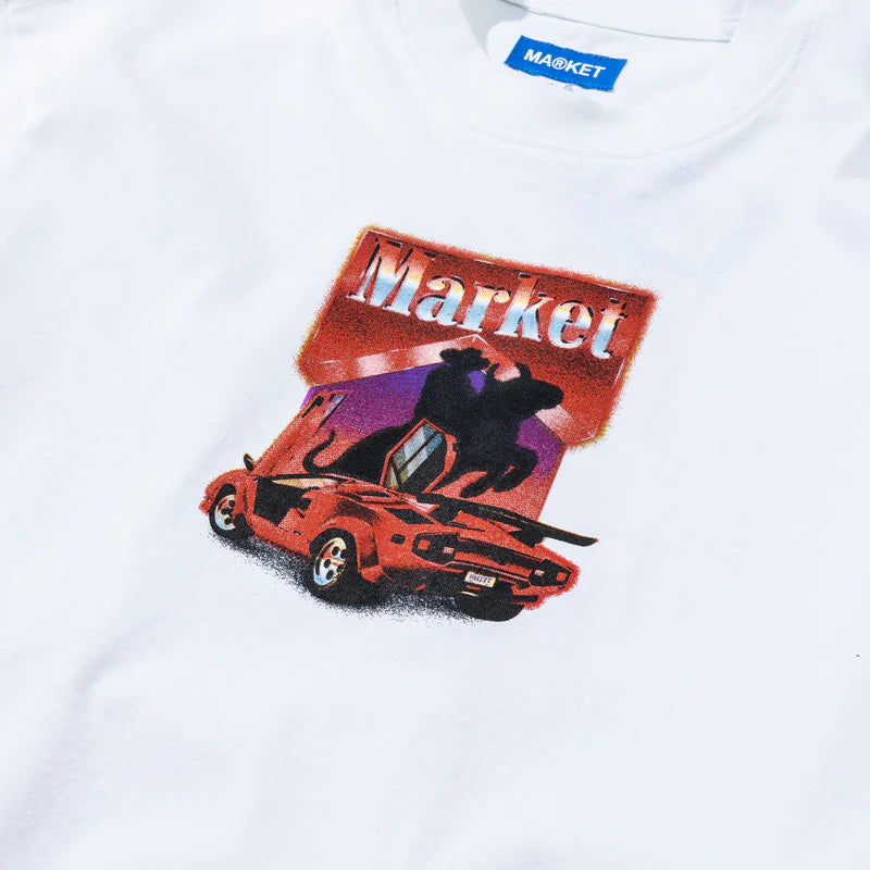 MARKET - BULLRIDER T-SHIRT (WHITE)