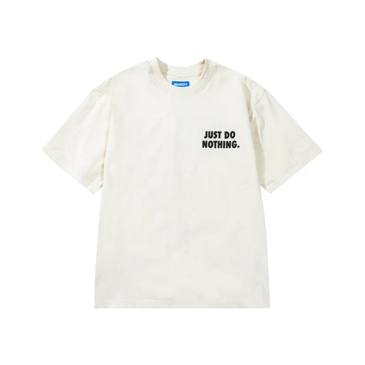 MARKET - JUST DO NOTHING FALL T-SHIRT (ECRU)